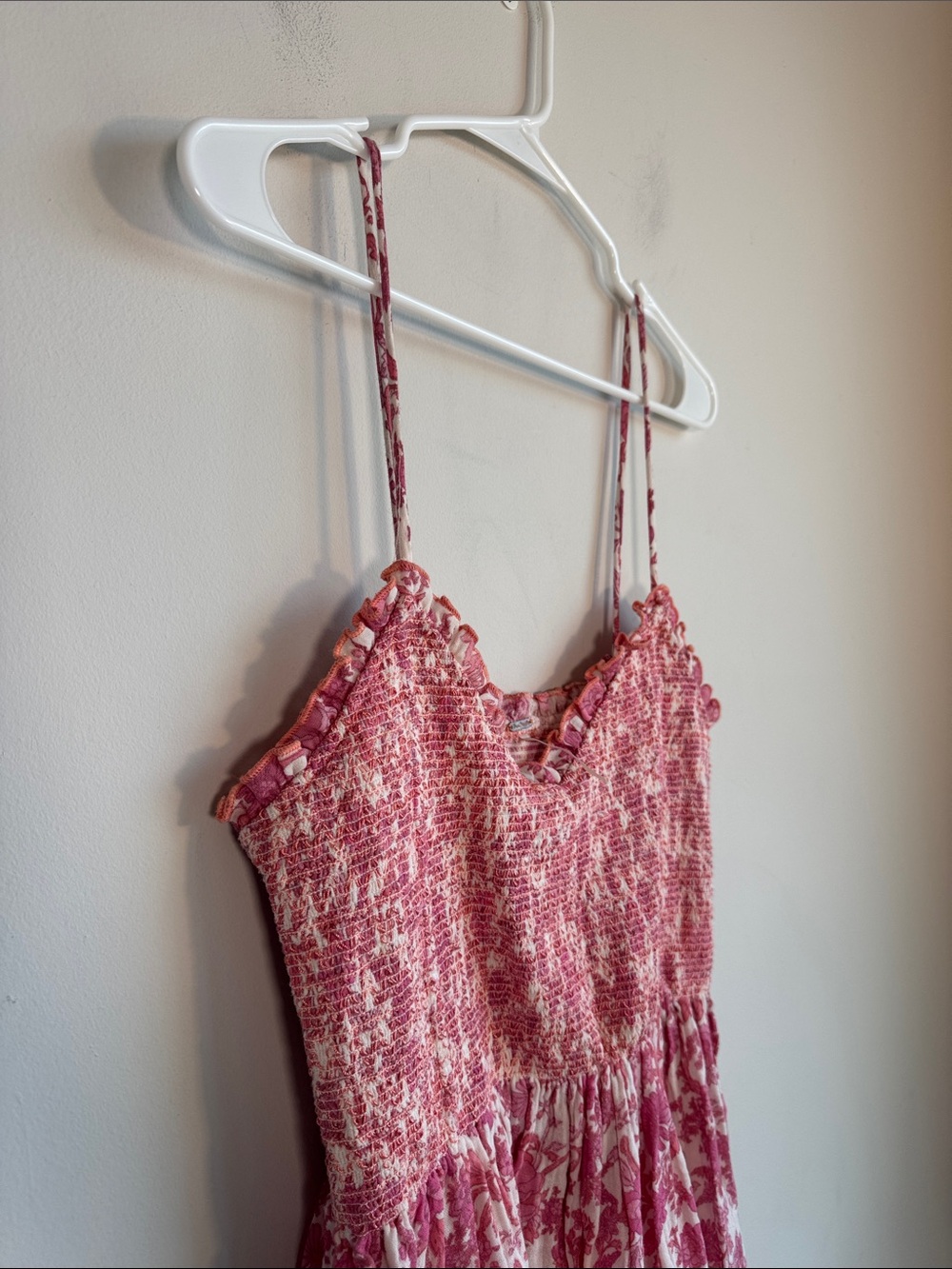 Free People Sweet Nothing Maxi Dress in Pink Pattern - L - Picture 4 of 6